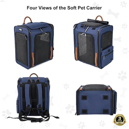 EliteField Deluxe Backpack Pet Carrier, Travel Soft-Sided Carrier Bag - Image 2