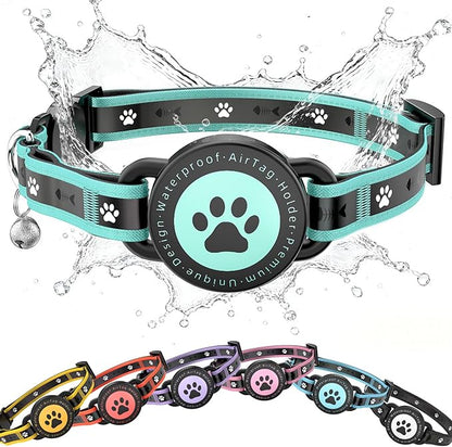 Airtag Cat Collar Breakaway, Reflective Cat Collar by Unknown