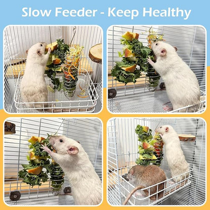 2Pcs Rat Enrichment Toys, 304 Stainless Steel Rat Foraging Toy - Image 6