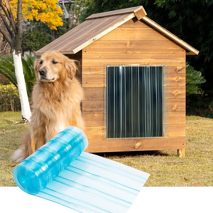 Uross Dog Door Replacement Flaps -5.9 FT x 11.8 in Ruff Weather DIY Cat Doggie by Uross