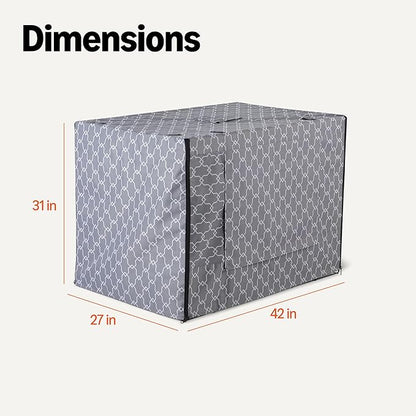 Amazon Basics Dog Cage Cover for 42-inch Wire Crates, Heavy-Duty - Image 5