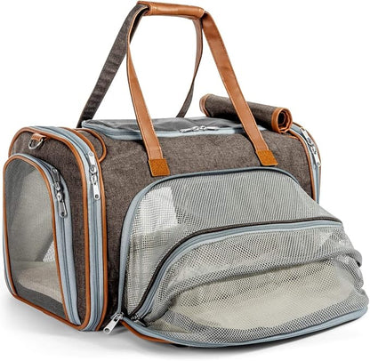 Mr. Peanut's Gold Series Big Apple XL Expandable Pet Carrier V3.0 by MrPeanuts