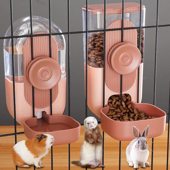 Kenond 35oz Hanging Automatic Pet Food Water Dispenser, Auto Gravity Pet Feeder by Kenond