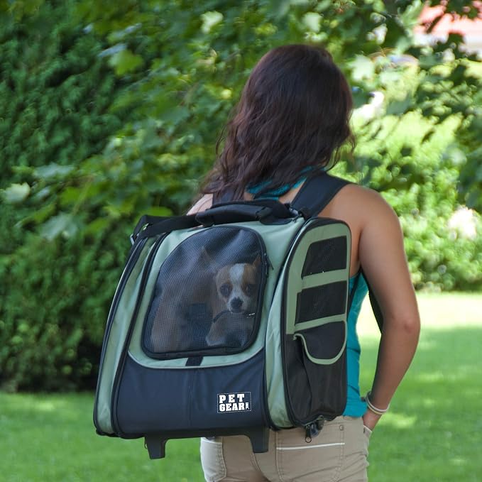 Pet Gear I-GO2 Roller Backpack, Travel Carrier, Car Seat - Image 2