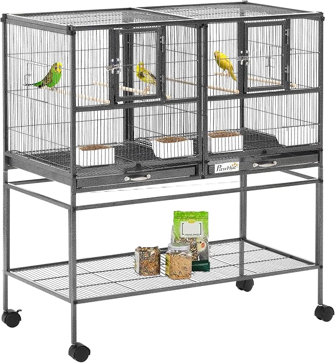 PawHut Divided Breeder Bird Cage by PawHut