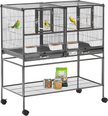 PawHut Divided Breeder Bird Cage by PawHut
