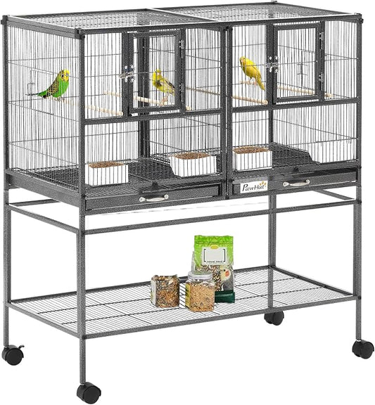PawHut Divided Breeder Bird Cage by PawHut