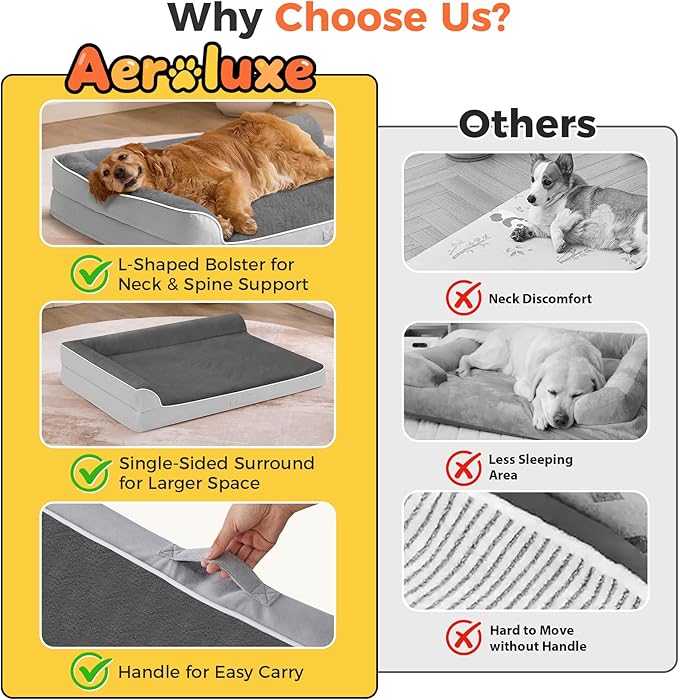 Dog Bed Large Sized Dogs, XXL Orthopedic Dog Bed - Image 3