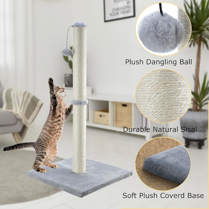 Dimaka 34" Tall Cat Scratching Post - Image 3