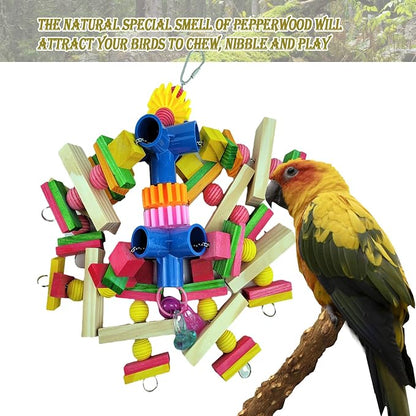 Parrot Toys for African Grey Parrots, Small Macaws, Amazon Parrots Small and - Image 2