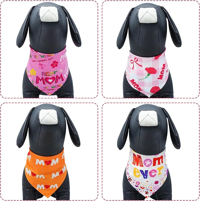 30 Pack Mothers Day Dog Bandanas Bulk - Image 4