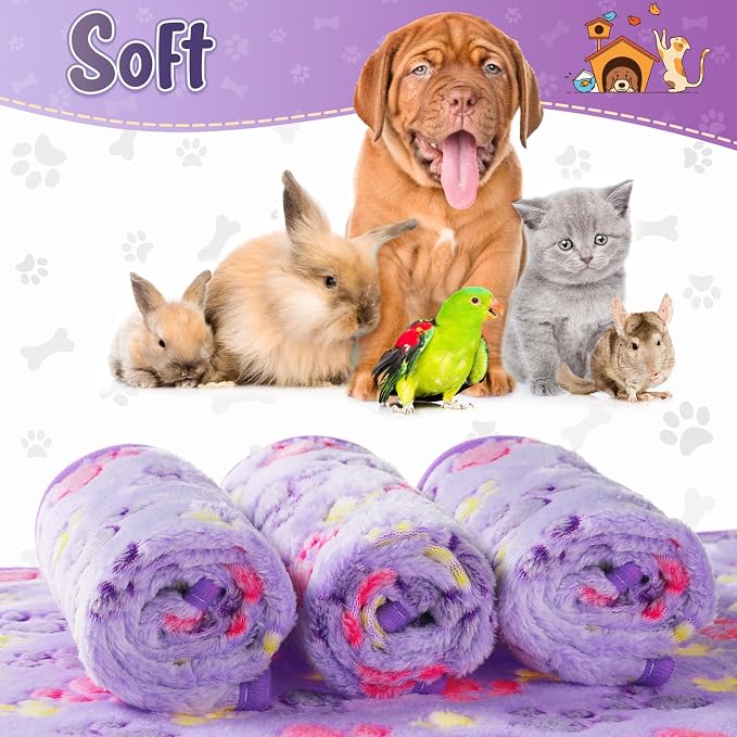 Tatuo 4 Pcs Dog Blanket for Pet Cat Blankets Indoor Puppy Teething Stuff Toys - Image 3