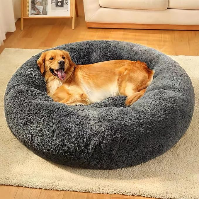 Nisrada Dog Bed for Small Medium Large Dogs, 27 inch Calming Dogs Bed, - Image 6