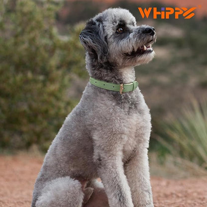 WHIPPY Leather Dog Collar for Small Medium Large Dog Adjustable Soft Breathable - Image 2