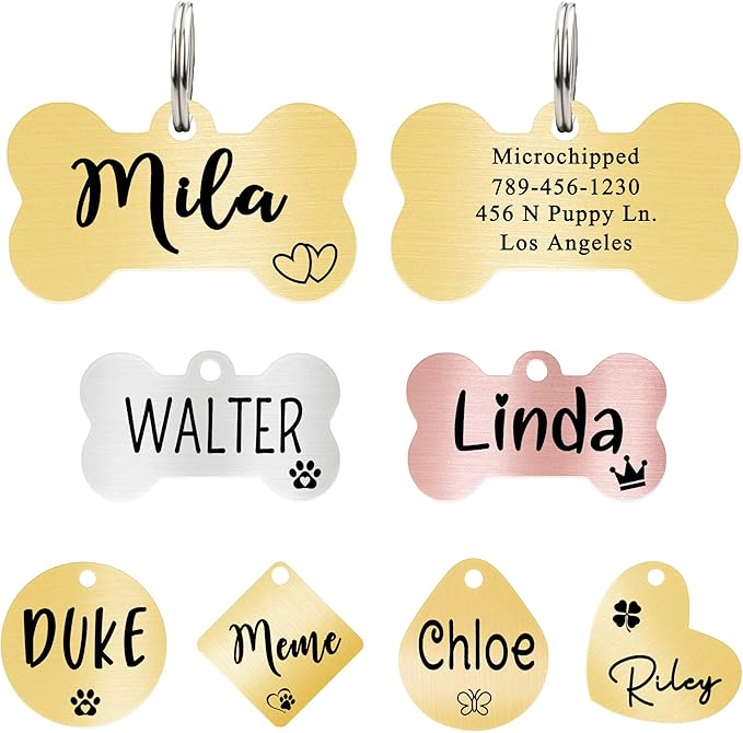 Ultra Joys Custom Personalized Dog ID Tag by UltraJoys