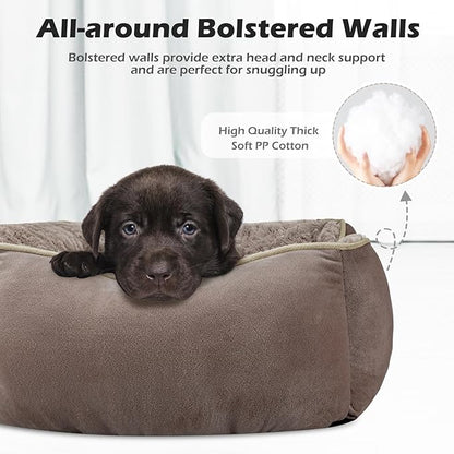 INVENHO X-Large Dog Bed Rectangle Washable Orthopedic Soft Calming Sleeping - Image 2