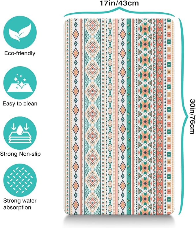 Pet Feeding Mat for Floors Waterproof Dog Mat for Food and Water Absorbent - Image 4