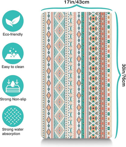 Pet Feeding Mat for Floors Waterproof Dog Mat for Food and Water Absorbent - Image 4