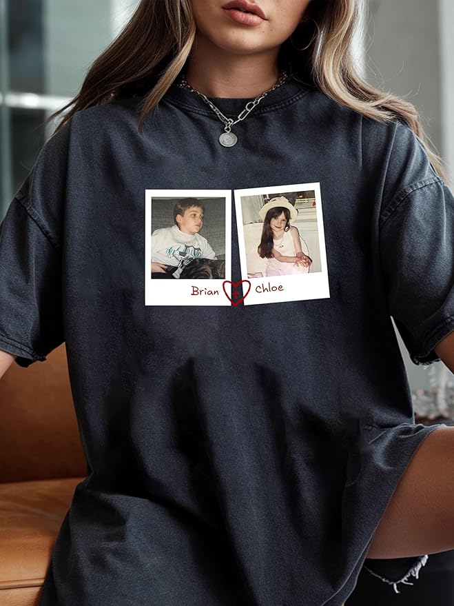 Custom Bootleg Rap Tee, Personalized Girlfriend Vintage Graphic T-Shirt - Image 3