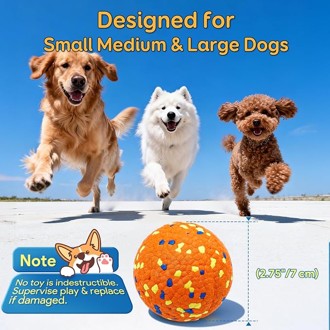 Dog Balls, Indestructible Tennis Balls - Image 3