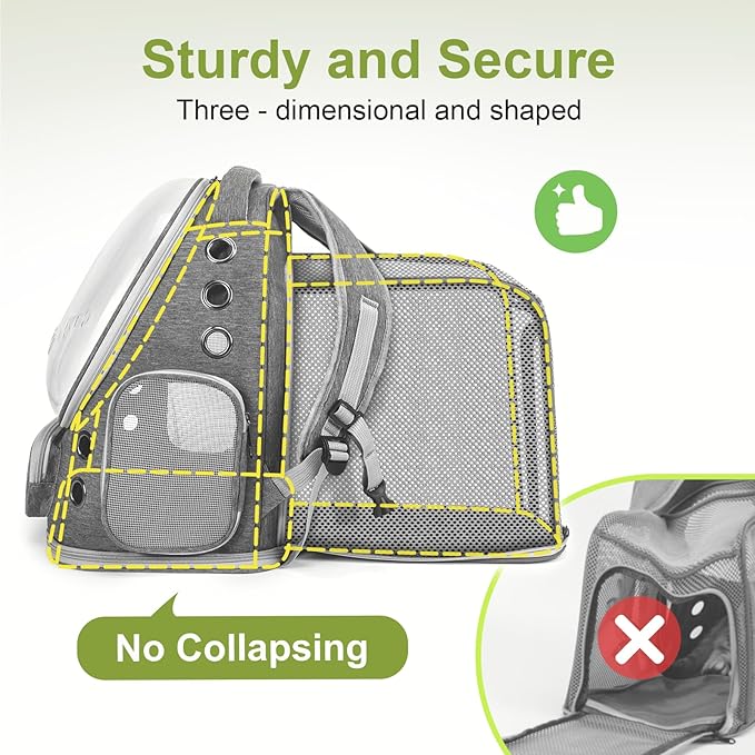 Expandable Cat Backpack, Cat Bubble Backpack Carrier - Image 4