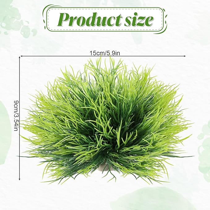 2pcs Aquarium Plants Decorations Artificial Fish Tank Plants Plastic Fish Tank - Image 2
