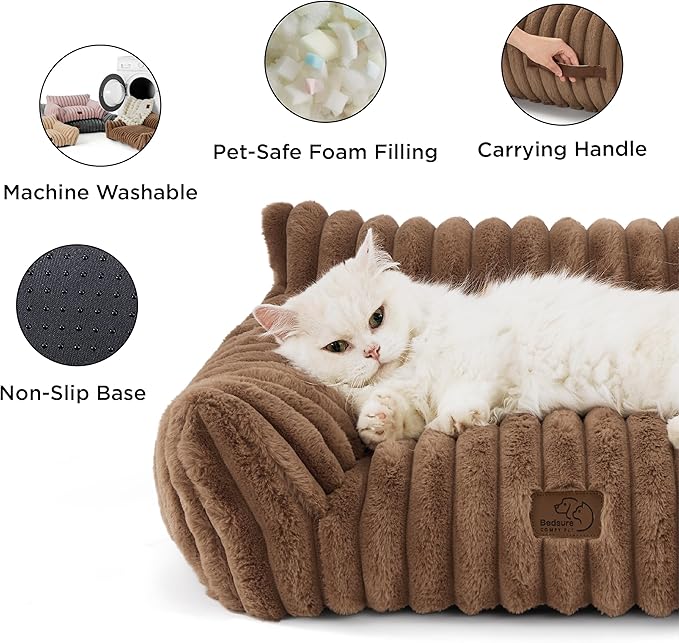 Bedsure ComfyFleece™ Cute Dog Couch - Image 5