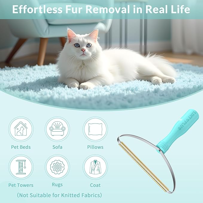 Pet Hair Remover Carpet x2 & Lint Root Cleaner Pro Pet Hair Remover by LINTPLUS - Image 2
