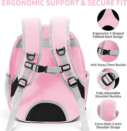 Cat Backpack Carrier, Back Expandable Pet Backpack - Image 3