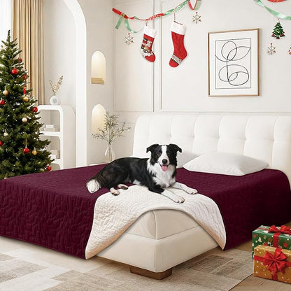 Waterproof Dog Bed Cover Pet Blanket, Soft Couch Cover by CYCMACOHOME