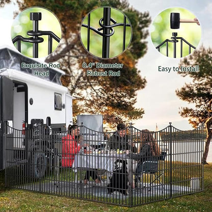 5 Panels Decorative Garden Fence - Image 5