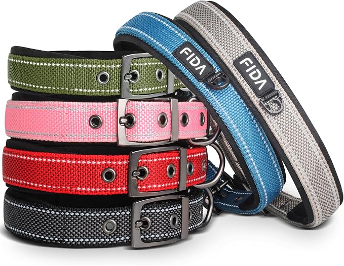 Fida Heavy Duty Dog Collar for Large Dogs, Ultra Comfortable Soft Neoprene - Image 5