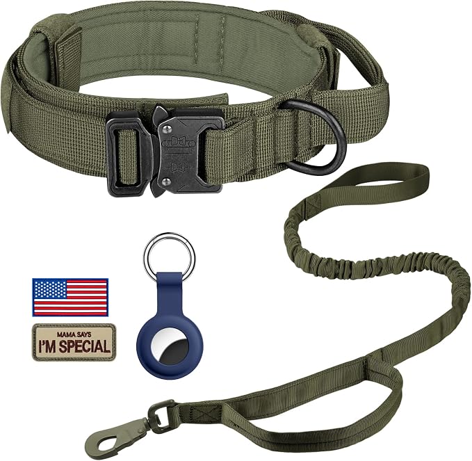 DAGANXI Tactical Dog Collar, Adjustable Military Training Nylon Dog Collar by DAGANXI