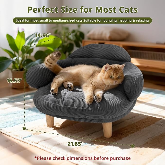 Cat Sofa Furniture-Style Pet Bed - Image 3