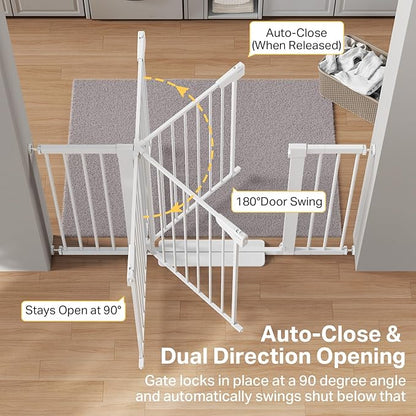 Cumbor 36" Extra Tall 29.7"-51.5" Baby Gate - Image 5