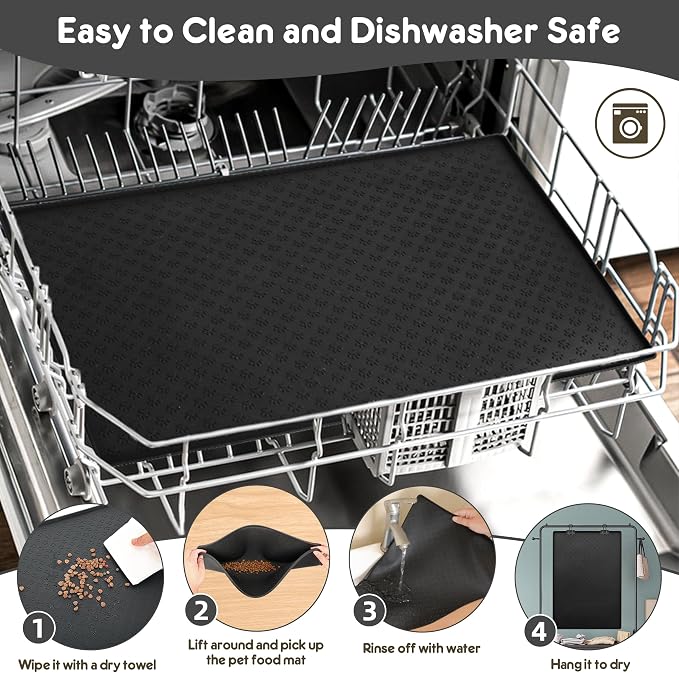 Silicone Dog Dish Mat for Food and Water - Image 7
