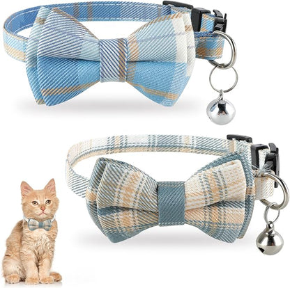 Jeffdad 2Pcs Cat Collar Breakaway, Cat Collar by Jeffdad