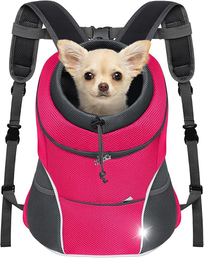 YUDODO Dog Front Carrier Backpack, Adjustable Breathable Pet Carrier by YUDODO