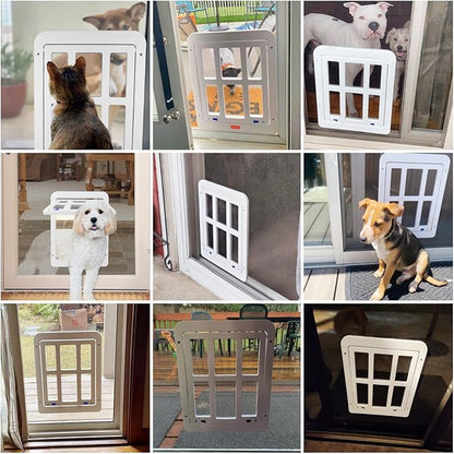 NAMSAN Dog Screen Door, Flap Opening 11.2 x 14.4 inches, Dog Door - Image 2
