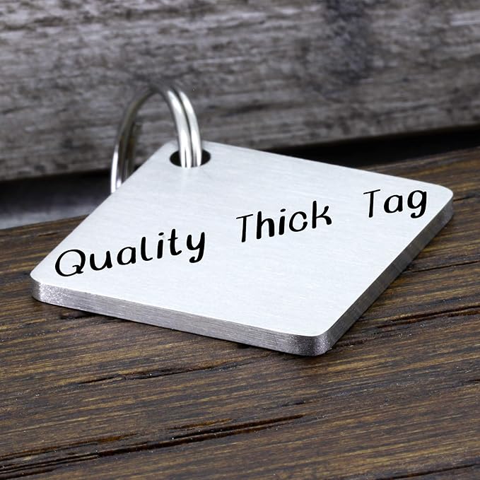 Ultra Joys Cat ID Tag Personalized Pet Tags, Durable Stainless Steel Small Pet - Image 5