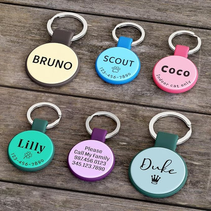 Silent Silicone Dog Tags, Custom Engraved Pet ID Tags - Image 3