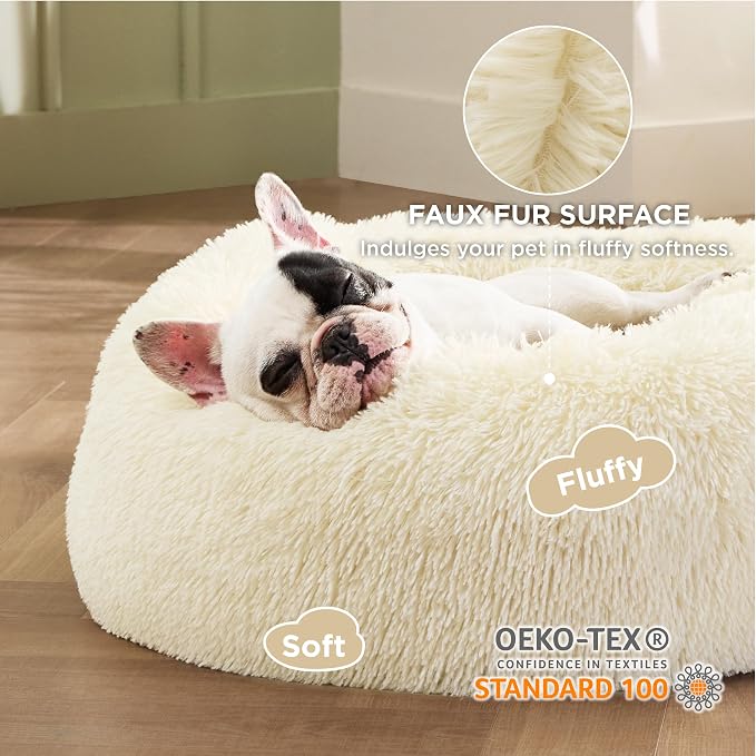 Bedsure Calming Dog Bed for Small Medium Dogs - Image 2