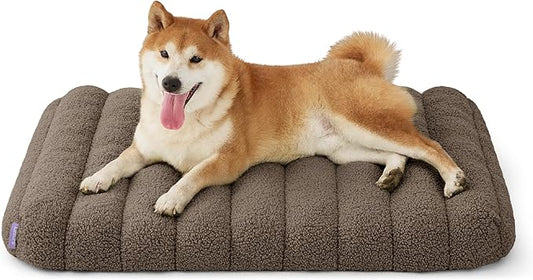 LE SURE Cute Orthopedic Dog Bed Medium Size Dog, Waterproof Chic Flat Pet Beds by Lesure