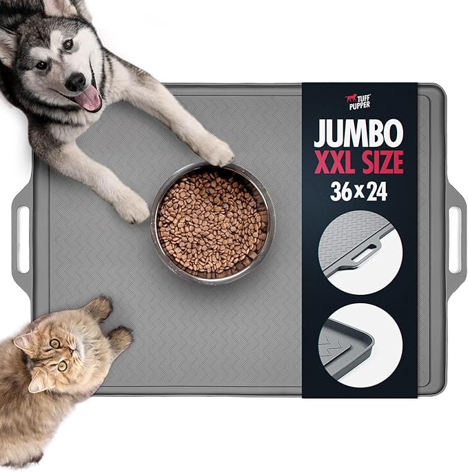 Tuff Pupper XXL Dog Feeding Mat 36x24 by TuffPupper