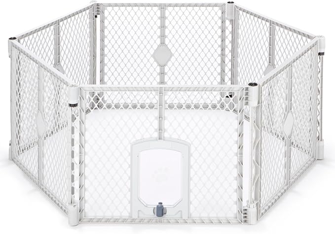 MyPet Petyard Passage: 5.5 Ft. Wide Customizable Folding Dog Playpen by MyPet