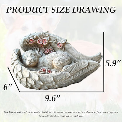 Solar Dog Garden Statues Outdoor Décor- Dog Figurines Solar LED Light Lawn - Image 4