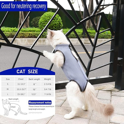 Cat Surgery Recovery Suit Cat Onesie - Image 2