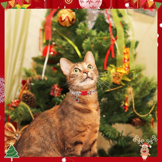 SCENEREAL Christmas Breakaway Cat Collar - Image 6