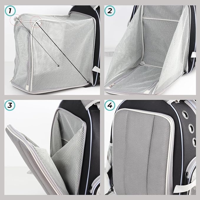 Lollimeow Expandable Cat Backpack Carrier - Image 9