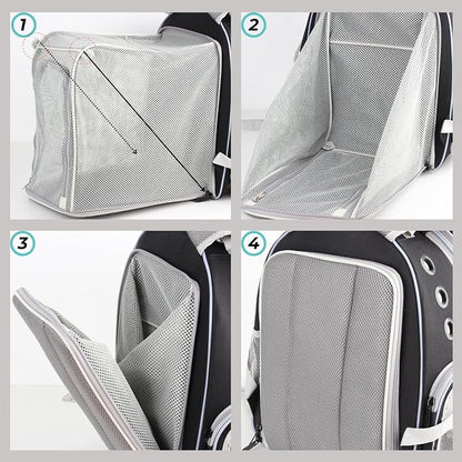 Lollimeow Expandable Cat Backpack Carrier - Image 9